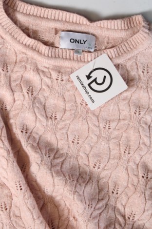 Дамски пуловер ONLY, Размер S, Цвят Розов, Цена 6,21 лв.