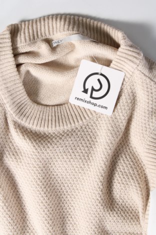 Дамски пуловер ONLY, Размер L, Цвят Бежов, Цена 11,61 лв.