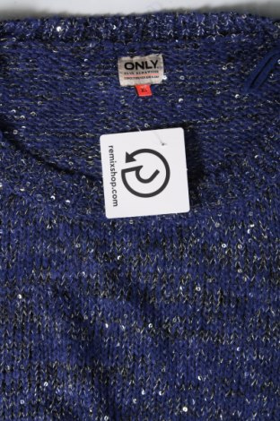 Дамски пуловер ONLY, Размер XL, Цвят Син, Цена 8,91 лв.