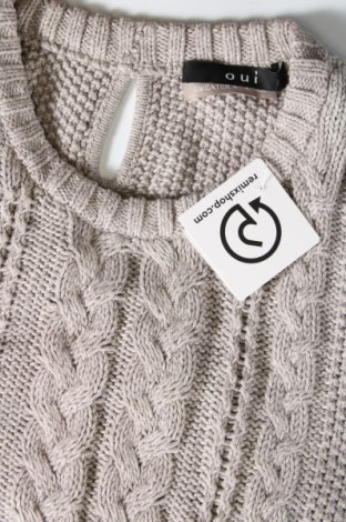 Дамски пуловер Oui, Размер S, Цвят Сив, Цена 41,54 лв.