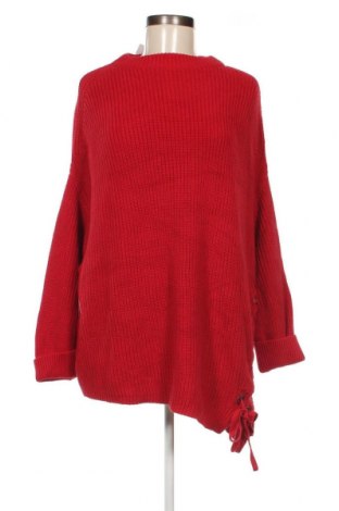 Дамски пуловер Oui, Размер XXL, Цвят Червен, Цена 40,30 лв.
