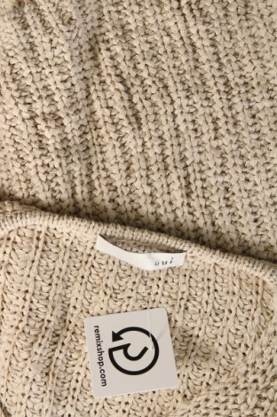 Дамски пуловер Oui, Размер XL, Цвят Бежов, Цена 26,66 лв.