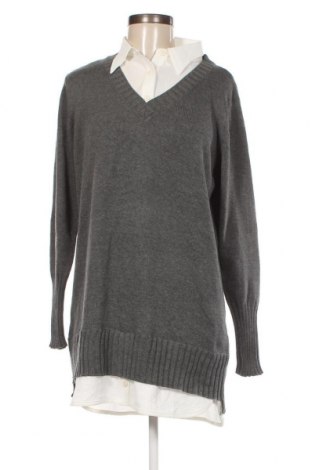 Дамски пуловер Patrizia Dini, Размер L, Цвят Сив, Цена 16,40 лв.