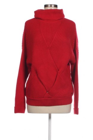 Дамски пуловер Pepe Jeans, Размер XS, Цвят Червен, Цена 34,10 лв.
