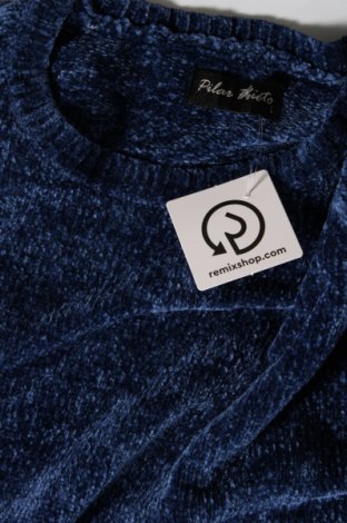 Дамски пуловер Pilar Prieto, Размер L, Цвят Син, Цена 9,57 лв.