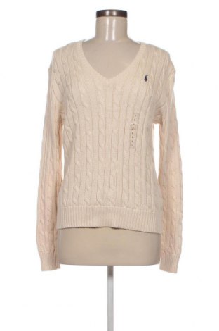 Дамски пуловер Polo By Ralph Lauren, Размер L, Цвят Бежов, Цена 293,00 лв.