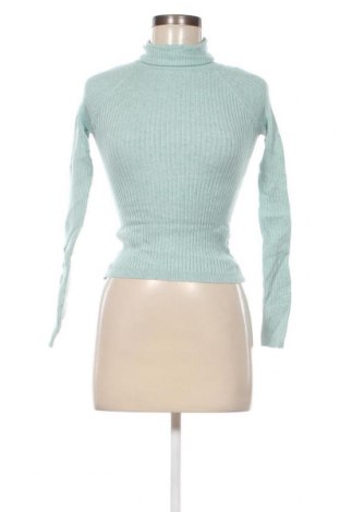 Дамски пуловер Pull&Bear, Размер S, Цвят Син, Цена 9,28 лв.
