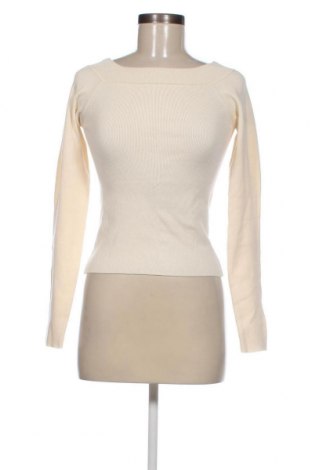 Дамски пуловер Pull&Bear, Размер M, Цвят Екрю, Цена 19,65 лв.