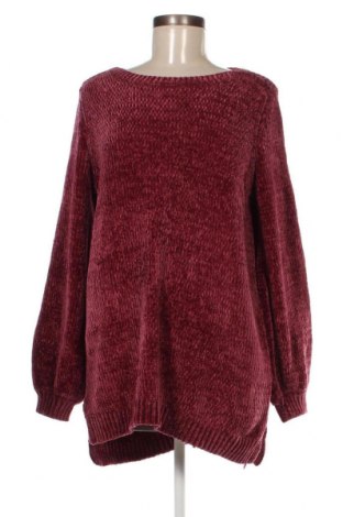 Дамски пуловер Rainbow, Размер L, Цвят Червен, Цена 11,60 лв.
