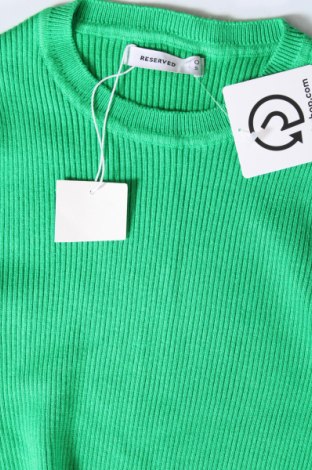 Дамски пуловер Reserved, Размер S, Цвят Зелен, Цена 20,70 лв.