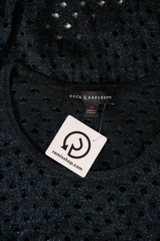 Дамски пуловер Rock & Republic, Размер M, Цвят Зелен, Цена 13,53 лв.