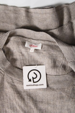 Дамски пуловер S.Oliver, Размер L, Цвят Сив, Цена 20,09 лв.
