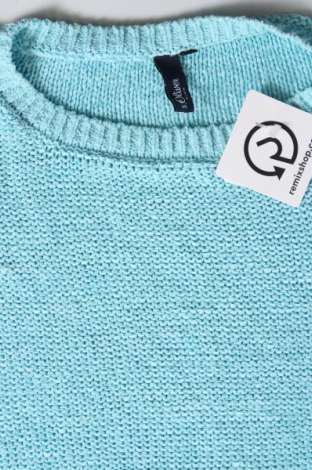 Дамски пуловер S.Oliver, Размер M, Цвят Син, Цена 8,20 лв.