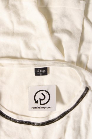 Γυναικείο πουλόβερ S.Oliver Black Label, Μέγεθος XL, Χρώμα Λευκό, Τιμή 26,08 €