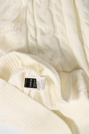 Дамски пуловер SHEIN, Размер M, Цвят Бял, Цена 13,34 лв.
