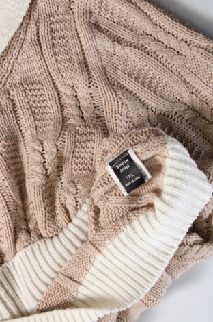 Damski sweter SHEIN, Rozmiar XL, Kolor Beżowy, Cena 46,38 zł