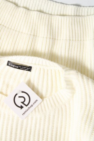 Γυναικείο πουλόβερ SHEIN, Μέγεθος L, Χρώμα Λευκό, Τιμή 7,89 €