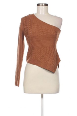 Дамски пуловер SHEIN, Размер S, Цвят Кафяв, Цена 15,08 лв.