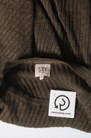 Дамски пуловер STI, Размер L, Цвят Зелен, Цена 16,40 лв.