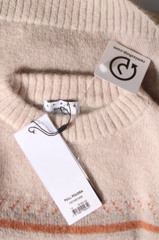 Γυναικείο πουλόβερ SUNCOO, Μέγεθος XS, Χρώμα  Μπέζ, Τιμή 38,24 €