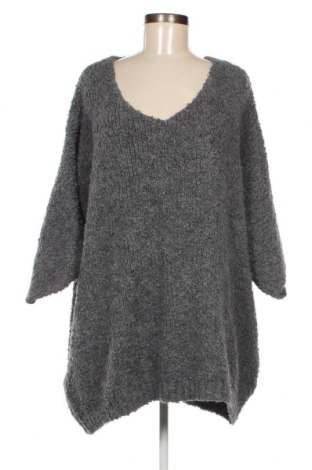 Γυναικείο πουλόβερ Sarah, Μέγεθος 3XL, Χρώμα Γκρί, Τιμή 15,25 €