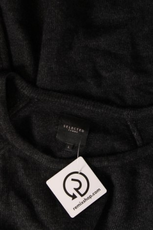 Дамски пуловер Selected Femme, Размер L, Цвят Сив, Цена 15,58 лв.