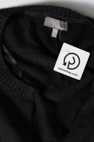 Дамски пуловер Selection By Ulla Popken, Размер 5XL, Цвят Черен, Цена 41,00 лв.