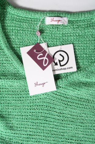Damski sweter Sheego, Rozmiar 3XL, Kolor Zielony, Cena 123,95 zł