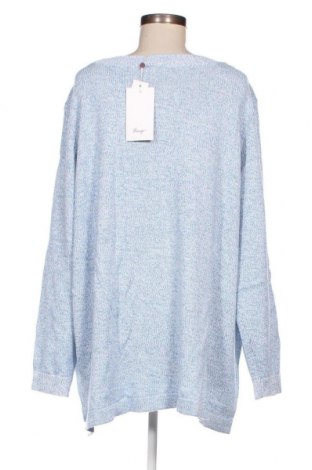 Γυναικείο πουλόβερ Sheego, Μέγεθος 3XL, Χρώμα Μπλέ, Τιμή 29,72 €