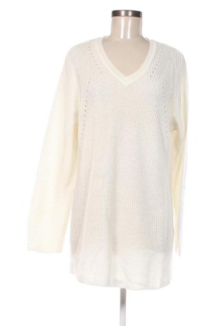 Γυναικείο πουλόβερ Sheego, Μέγεθος XL, Χρώμα Λευκό, Τιμή 23,01 €