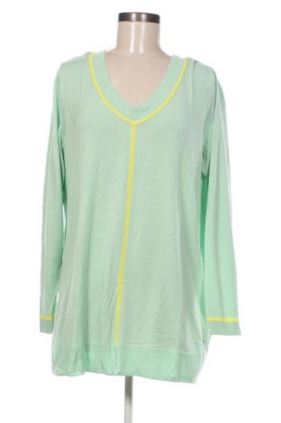 Дамски пуловер Sheego, Размер XL, Цвят Зелен, Цена 32,55 лв.