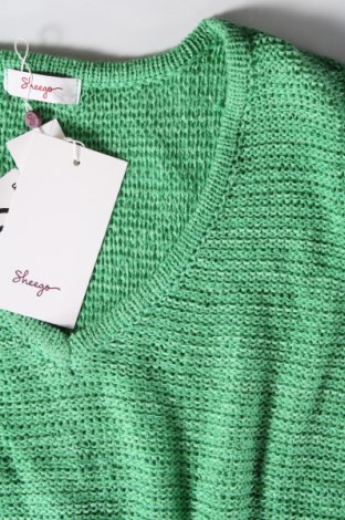 Damenpullover Sheego, Größe XXL, Farbe Grün, Preis € 23,97