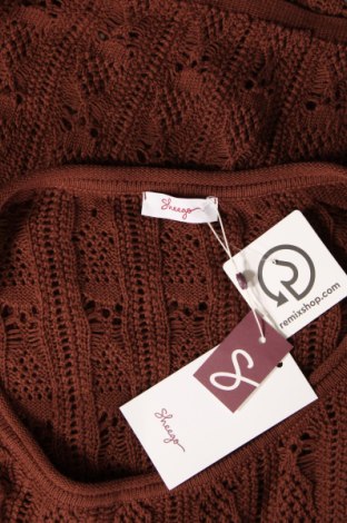Дамски пуловер Sheego, Размер XXL, Цвят Кафяв, Цена 37,20 лв.