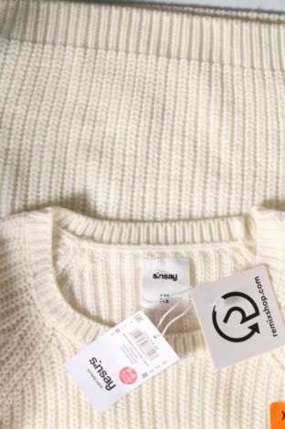 Γυναικείο πουλόβερ Sinsay, Μέγεθος XS, Χρώμα Λευκό, Τιμή 12,71 €