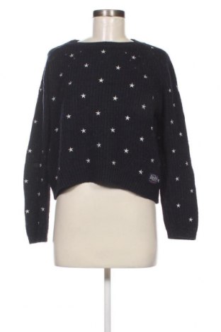 Γυναικείο πουλόβερ Superdry, Μέγεθος M, Χρώμα Μπλέ, Τιμή 18,02 €