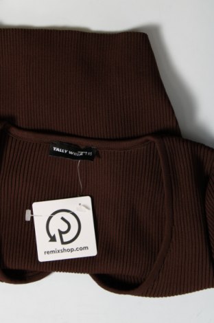 Γυναικείο πουλόβερ Tally Weijl, Μέγεθος XS, Χρώμα Καφέ, Τιμή 7,18 €