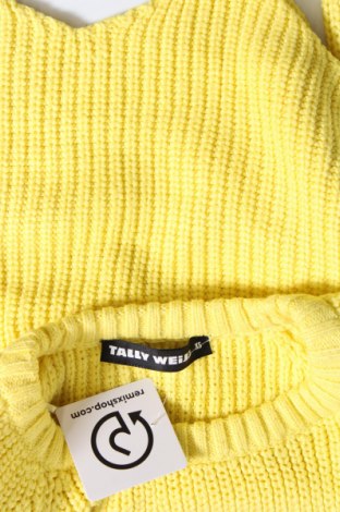 Γυναικείο πουλόβερ Tally Weijl, Μέγεθος XS, Χρώμα Κίτρινο, Τιμή 5,92 €