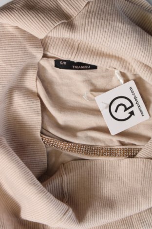 Дамски пуловер Tiramisu, Размер S, Цвят Бежов, Цена 7,54 лв.