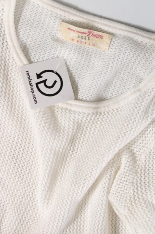 Дамски пуловер Tom Tailor, Размер S, Цвят Бял, Цена 6,15 лв.