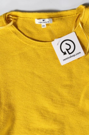Γυναικείο πουλόβερ Tom Tailor, Μέγεθος 3XL, Χρώμα Κίτρινο, Τιμή 20,29 €