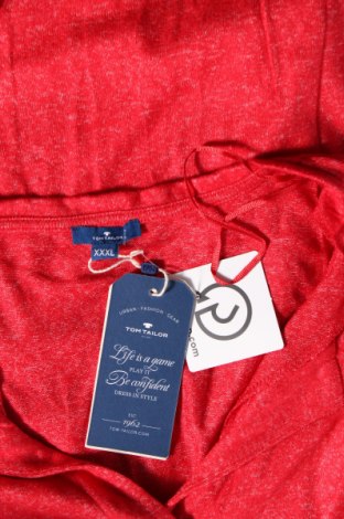 Дамски пуловер Tom Tailor, Размер 3XL, Цвят Червен, Цена 60,45 лв.