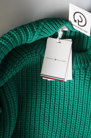 Дамски пуловер Tommy Hilfiger, Размер M, Цвят Зелен, Цена 122,40 лв.