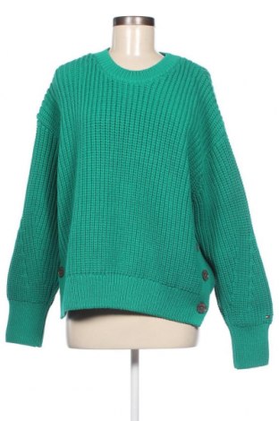 Дамски пуловер Tommy Hilfiger, Размер M, Цвят Зелен, Цена 132,60 лв.
