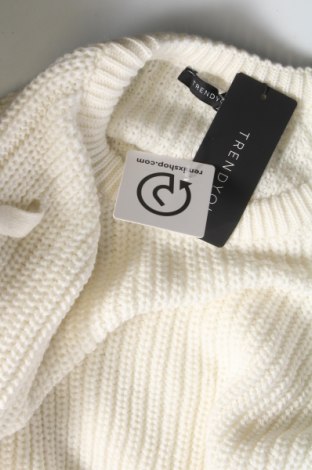 Női pulóver Trendyol, Méret L, Szín Fehér, Ár 5 112 Ft