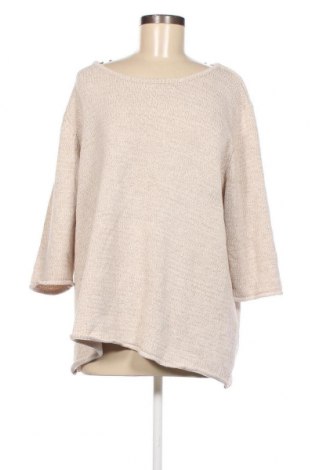 Γυναικείο πουλόβερ Ulla Popken, Μέγεθος XXL, Χρώμα  Μπέζ, Τιμή 15,22 €