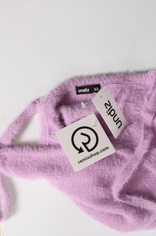 Дамски пуловер Undiz, Размер XS, Цвят Лилав, Цена 13,95 лв.