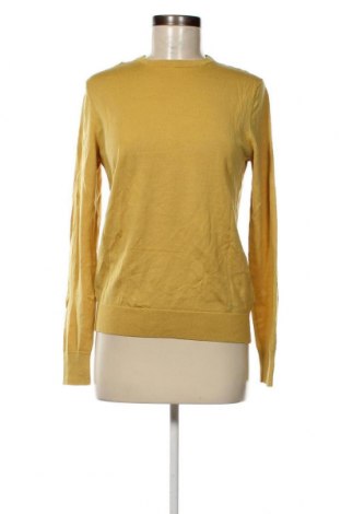 Дамски пуловер Uniqlo, Размер L, Цвят Жълт, Цена 22,55 лв.