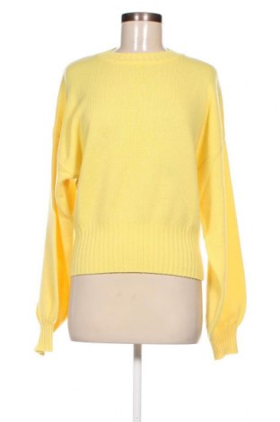 Γυναικείο πουλόβερ United Colors Of Benetton, Μέγεθος L, Χρώμα Κίτρινο, Τιμή 23,49 €