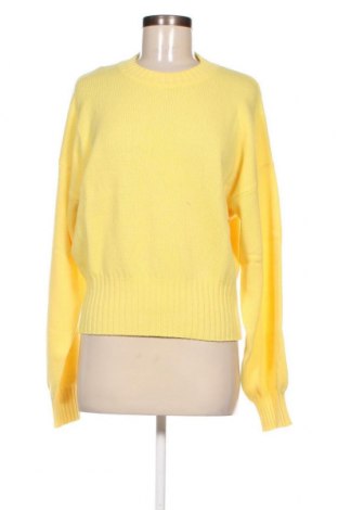 Дамски пуловер United Colors Of Benetton, Размер L, Цвят Жълт, Цена 30,69 лв.