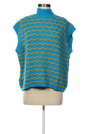 Γυναικείο πουλόβερ United Colors Of Benetton, Μέγεθος S, Χρώμα Μπλέ, Τιμή 9,59 €
